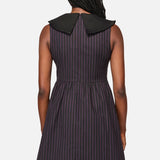 Sabrina Pinstripe Goth Dress