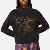 Sun And Moon Goth Knit