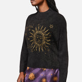 Sun And Moon Goth Knit