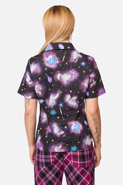 Witches Familiar Short Sleeve Blouse