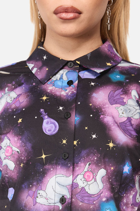 Witches Familiar Short Sleeve Blouse
