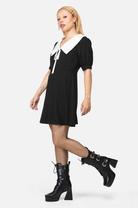 Fiona Contrast Collar Dress