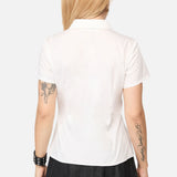Fiona Witch Embroidered Placket Blouse