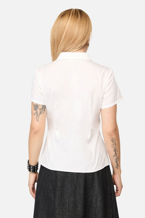 Fiona Embroidered Placket Blouse
