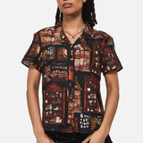 Covenstead Goth Print Blouse