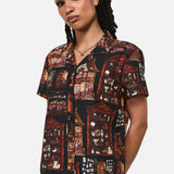 Covenstead Goth Print Blouse