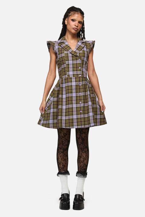 Apothecarius Goth Tartan Dress