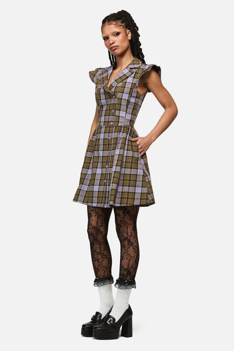 Apothecarius Goth Tartan Dress