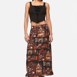 Covenstead Goth Midi Skirt