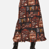 Covenstead Goth Midi Skirt