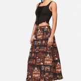 Covenstead Goth Midi Skirt
