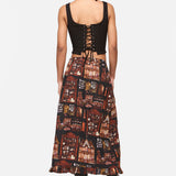 Covenstead Goth Midi Skirt