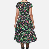 See No Evil Print Midi Dress
