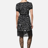 Barbaric Print Goth Dress