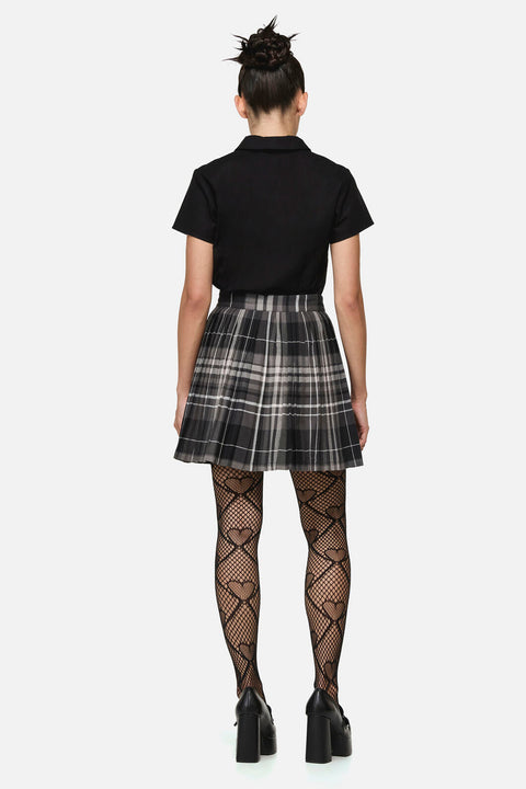 Lovett Goth Tartan Mini Skirt