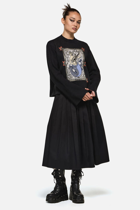 Metalwork Knit Sweater