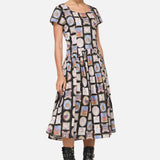 Cloister Goth Midi Dress