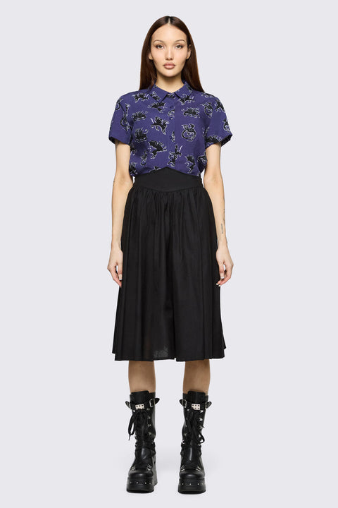 Mythical Goth Yoke Skirt