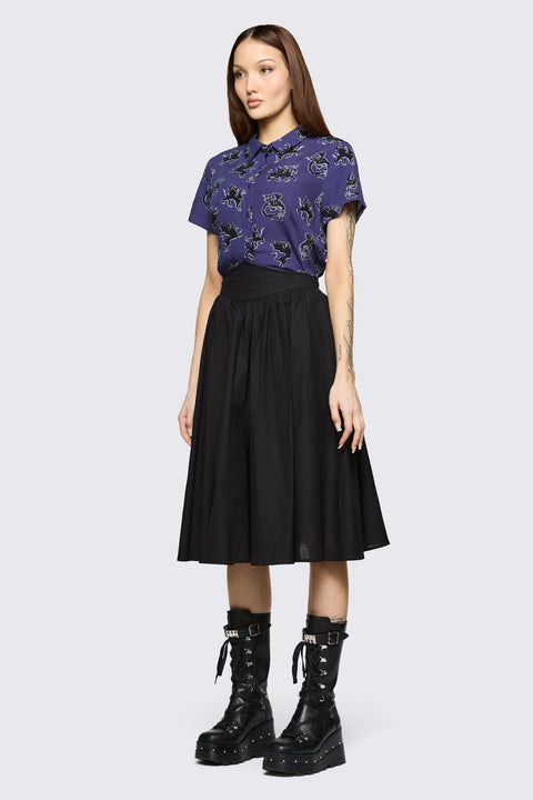 Mythical Goth Yoke Skirt