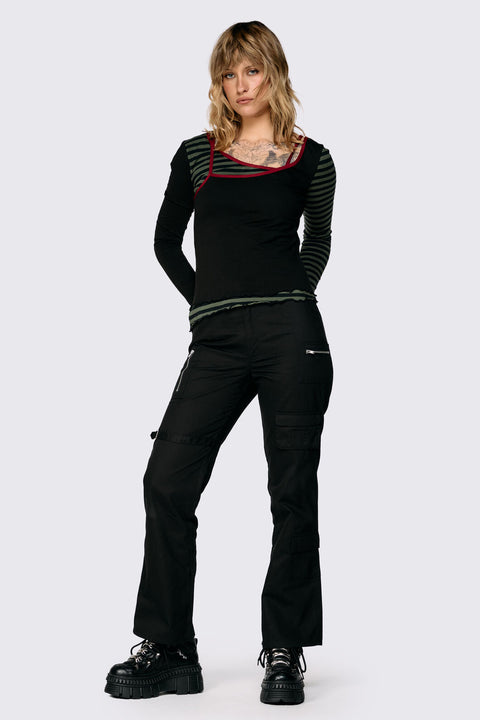 Consume Faux Wrap Top