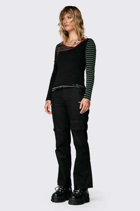 Consume Faux Wrap Top