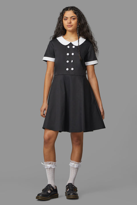 sourpuss christmas dress Sourpuss Christmas Kitties Cream Puff Dress Suzie's Bombshell Boutique