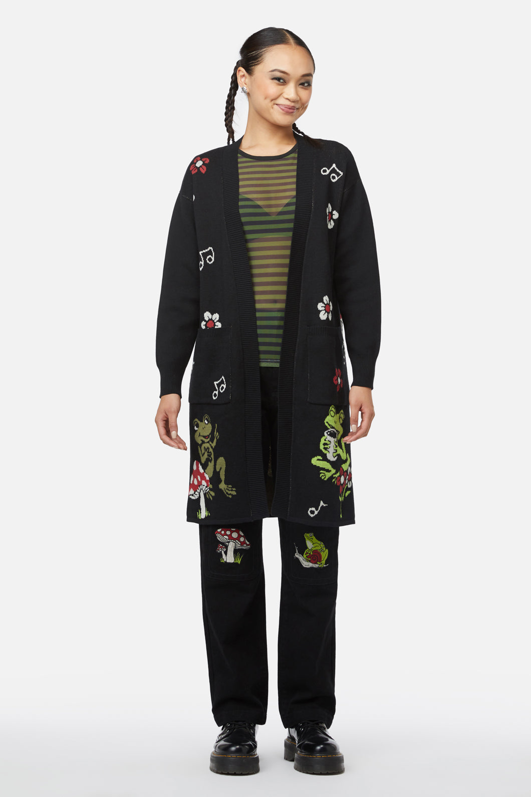 Froggy Picnic Cardigan