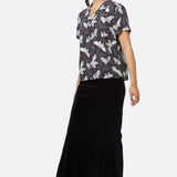 Larvae Print Blouse