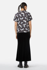 Larvae Print Blouse