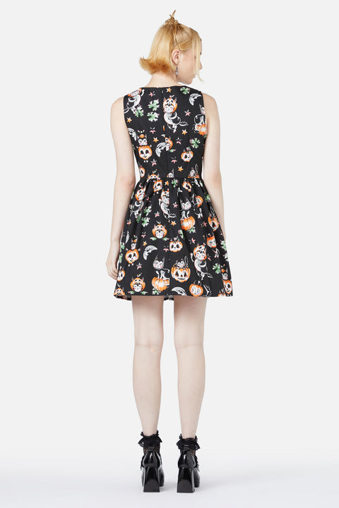 Pumpkin Patch Kitty Dress