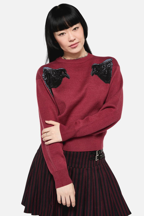 Apollo Crow Knit Sweater