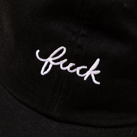 Fuck Script Baseball Hat