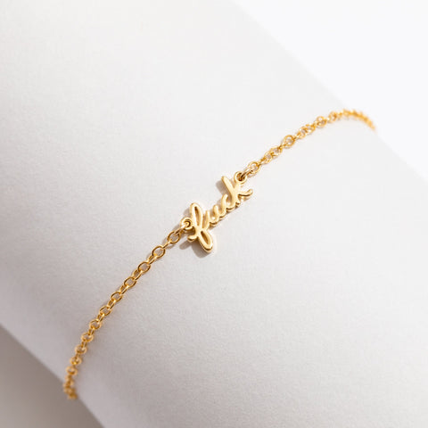 Fuck Script Bracelet