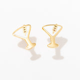 Martini Stud Earrings