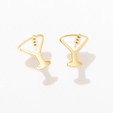 Martini Stud Earrings