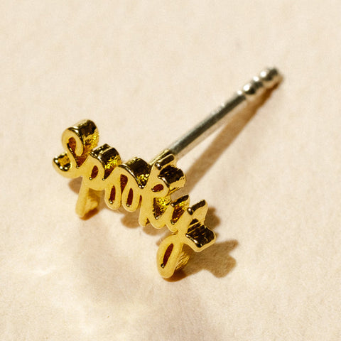Spooky Script Studs