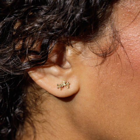 Spooky Script Studs