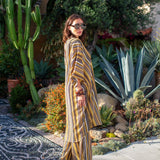 Bank Striped Tunic Caftan Set