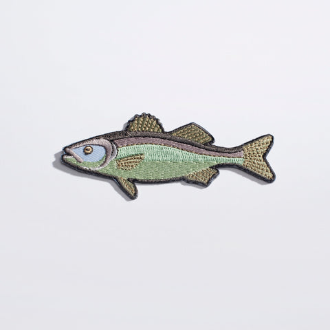 Bass Fish Iron On Patch