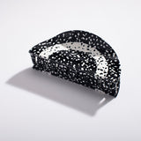 Black and White Rainbow Hair Claw