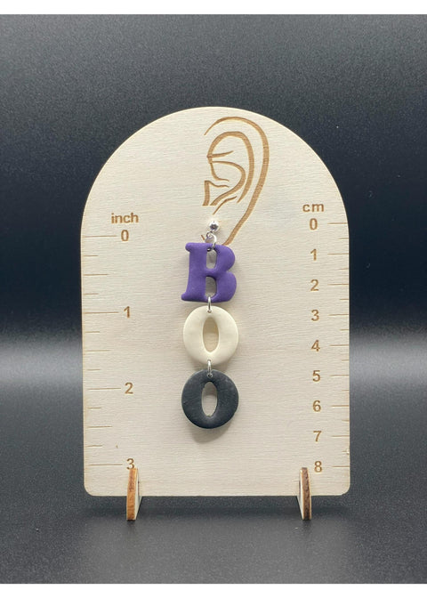Salem BOO Dangle Earrings
