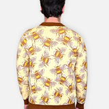 Unisex Bumblebee Cardigan 100% Cotton