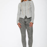 Grey Military Jacket