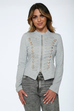 Grey Military Jacket