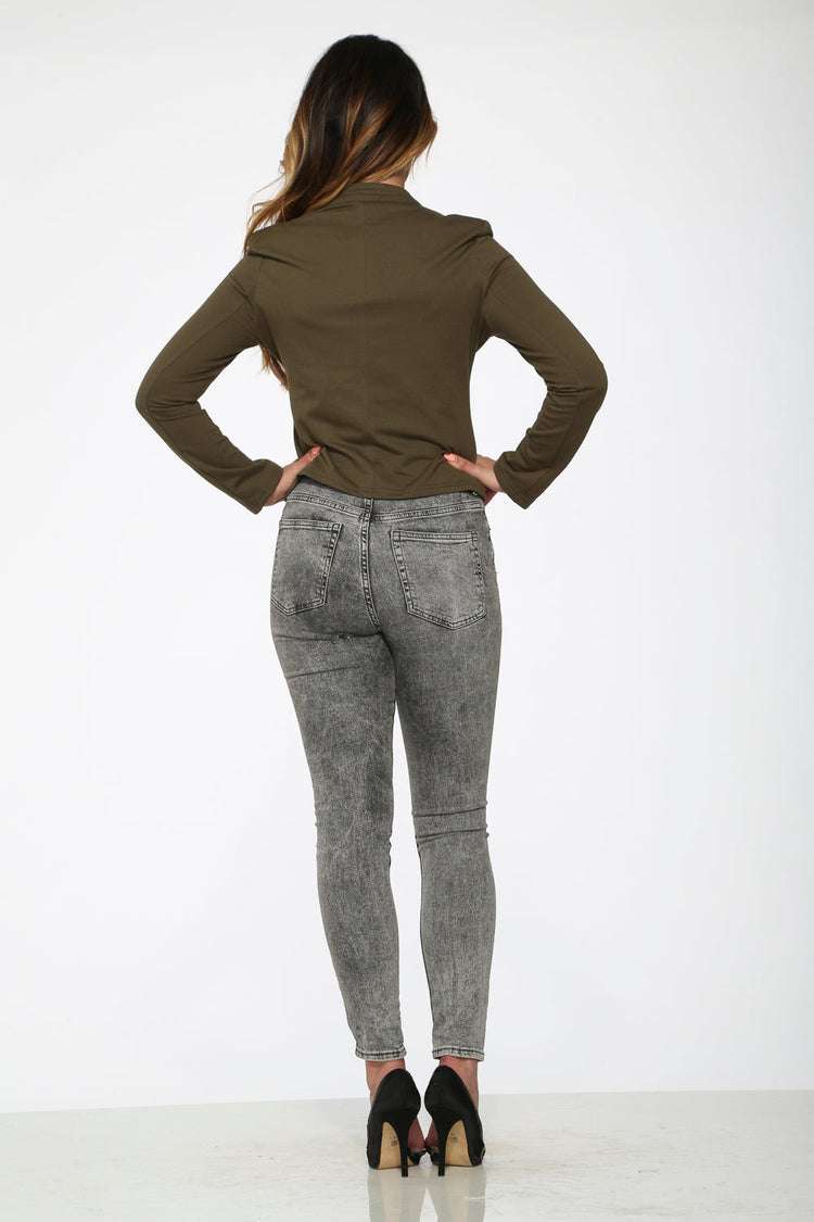Olive Military Jacket