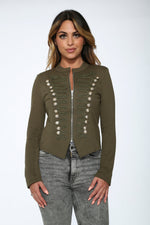 Olive Military Jacket