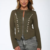 Olive Military Jacket