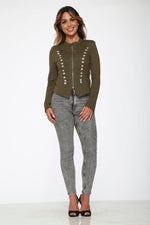 Olive Military Jacket