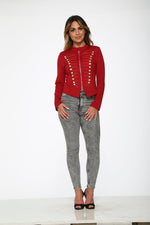Red Military Jacket