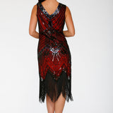 Black & Red Flapper Dress